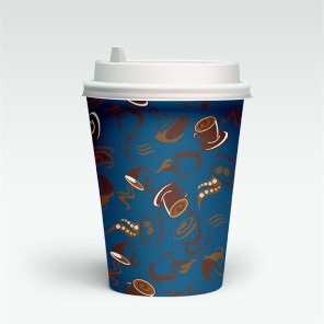 Cwpan Coffi Papur Argraffadwy tafladwy